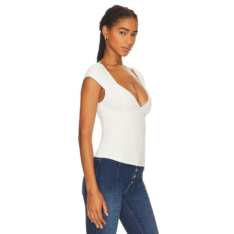 Free People Duo Corset Cami in Black